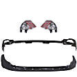 4-Piece Kit Rear, Upper Upper - Primed, Lower - Textured Bumper Cover, Japan Built Vehicle, Includes (2) Back Up Light and (2) Bumper Cover