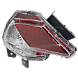 4-Piece Kit Driver and Passenger Side Back Up Light Without bulb(s), Includes (2) Back Up Light and (2) Bumper Cover