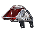 4-Piece Kit Driver and Passenger Side Back Up Light Without bulb(s), Includes (2) Back Up Light and (2) Bumper Cover