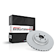 KIT-090221-168 2-Wheel Set Front Brake Disc and Pad Kit, Plain Surface 5 Lugs Ceramic SureStop OE Replacement, Includes (2) Brake Disc and (1) Brake Pad Set