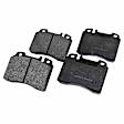 KIT-090221-20 Front Brake Disc and Pad Kit, Cross-drilled and Slotted 5 Lugs 299.97 mm Organic SureStop Performance Replacement