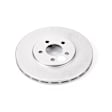 KIT-090221-325 2-Wheel Set Front Brake Disc and Pad Kit, Plain Surface 5 Lugs Ceramic Evolution Geomet Coated High Carbon, Includes (2) Brake Disc and (1) Brake Pad Set