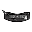 1994 Chevrolet C3500 - 4-Piece Kit Front Brake Disc and Pad Kit, Plain Surface, 8 Lugs, 317.5 mm, Semi-metallic, 7.4L 8Cyl, Brake Disc Evolution Geomet Coated High Carbon; Brake Pad Set Pro-Line Series  Includes (2) Brake Disc and (1) Brake Pad Set