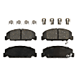 KIT-090221-419 2-Wheel Set Brake Disc and Pad Kit, Plain Surface 5 Lugs Semi-metallic Evolution Geomet Coated High Carbon, Includes (2) Brake Disc and (1) Brake Pad Set