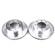 KIT-090221-432 Front Brake Disc and Pad Kit, Silver zinc-plated, Cross-drilled and Slotted, 8 Lugs, 353.06 mm, Semi-metallic