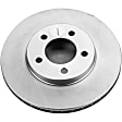 KIT-090221-56 2-Wheel Set Brake Disc and Pad Kit, Plain Surface 5 Lugs 276.86 mm Ceramic SureStop OE Replacement, Includes (2) Brake Disc and (1) Brake Pad Set