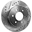 2016 Buick Enclave - 2-Wheel Set Front Brake Disc and Pad Kit, Cross-drilled and Slotted, 6 Lugs, 325 mm, Ceramic, 3.6L 6Cyl, Includes (1) Brake Pad Set and (2) Brake Disc