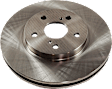 2006 Toyota Sienna Limited - 4-Wheel Set Front and Rear Brake Disc and Pad Kit, Plain Surface, 5 Lugs, Front-295.91 mm/Rear-291.08 mm, Ceramic, With Rear Disc Brake, 3.3L 6Cyl, Pro-Line Series  Includes (4) Disc and (2) Pad Set