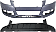 2012 Audi A4 Base - 2-Piece Kit Front Primed Bumper Cover, Sedan,  Includes (1) Bumper Cover and (1) Valance