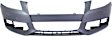 2012 Audi A4 Base - 2-Piece Kit Front Primed Bumper Cover, Sedan,  Includes (1) Bumper Cover and (1) Valance