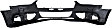 2-Piece Kit, Front Primed Bumper Cover, Includes (1) Bumper Cover and (1) Valance