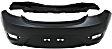 2-Piece Kit, Rear Primed Bumper Cover, Hatchback, Includes (1) Bumper Cover and (1) Bumper Reinforcement