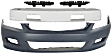 4-Piece Kit, Front Primed Bumper Cover, Coupe, Includes (1) Bumper Absorber, (1) Bumper Cover, and (2) Bumper Retainer
