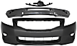 3-Piece Kit, Front Primed Bumper Cover, Includes (1) Bumper Absorber, (1) Bumper Cover, and (1) Bumper Retainer