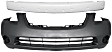 2-Piece Kit, Front Primed Bumper Cover, Includes (1) Bumper Absorber and (1) Bumper Cover