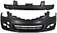 2-Piece Kit, Front Primed Bumper Cover, Coupe, Includes (1) Bumper Absorber and (1) Bumper Cover