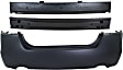 2014 Nissan Altima SV - 3-Piece Kit, Rear Primed Bumper Cover, Includes (1) Bumper Absorber, (1) Bumper Cover, and (1) Bumper Reinforcement