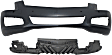 2-Piece Kit, Front Primed Bumper Cover, For Models With Collision Warning, Includes (1) Bumper Absorber and (1) Bumper Cover