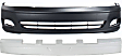 2-Piece Kit, Front Primed Bumper Cover, Includes (1) Bumper Absorber and (1) Bumper Cover