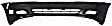 2-Piece Kit, Front Primed Bumper Cover, Includes (1) Bumper Absorber and (1) Bumper Cover