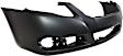 2-Piece Kit, Front Primed Bumper Cover, Includes (1) Bumper Absorber and (1) Bumper Cover