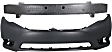2-Piece Kit, Front Primed Bumper Cover, Includes (1) Bumper Absorber and (1) Bumper Cover