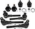 8-Piece Kit Front, Driver and Passenger Side Suspension Kit, Includes (4) Ball Joint and (4) Tie Rod End