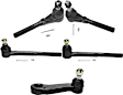 5-Piece Kit Front Suspension Kit, Includes (4) Tie Rod End and (1) Pitman Arm