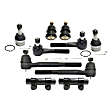 10-Piece Kit Front Suspension Kit, Includes (4) Tie Rod End, (4) Ball Joint and (2) Tie Rod Adjusting Sleeve