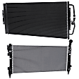 2-Piece Kit Radiator, 3.8L, 6Cyl, Includes (1) A/C Condenser and (1) Radiator