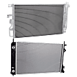 2-Piece Kit Radiator, 3.4L, 6Cyl, Includes (1) A/C Condenser and (1) Radiator