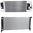 2-Piece Kit Radiator, 3.6L, 6Cyl, Includes (1) A/C Condenser and (1) Radiator