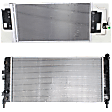 2-Piece Kit Radiator, Includes (1) A/C Condenser and (1) Radiator