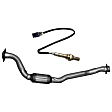KIT-090523-102 2-Piece Kit Catalytic Converter, Federal EPA Standard, 46-State Legal (Cannot ship to CA, CO, NY or ME), Includes (1) Catalytic Converter and (1) Oxygen Sensor