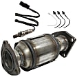 KIT-090523-114 2-Piece Kit Catalytic Converter, Federal EPA Standard, 46-State Legal (Cannot ship to CA, CO, NY or ME), Includes (1) Catalytic Converter and (1) Oxygen Sensor