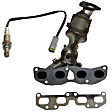 KIT-090523-130 Front Catalytic Converter Kit, Federal EPA Standard, 46-State Legal (Cannot ship to CA, CO, NY or ME), Direct Fit, includes Oxygen Sensor