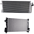 2-Piece Kit Radiator, 1.4L, 4Cyl, Includes (1) A/C Condenser and (1) Radiator
