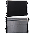 2-Piece Kit Radiator, Includes (1) A/C Condenser and (1) Radiator
