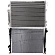 2021 Dodge Charger R/T - 2-Piece Kit Radiator, 3.6L 6Cyl,  Includes (1) A/C Condenser and (1) Radiator