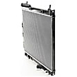 2004 Chrysler PT Cruiser Base - 2-Piece Kit Radiator, Non-Turbocharged, 2.4L 4Cyl,  Includes (1) A/C Condenser and (1) Radiator