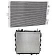 2003 Chrysler PT Cruiser - 2-Piece Kit Radiator, Non-Turbocharged, 2.4L 4Cyl,  Includes (1) A/C Condenser and (1) Radiator