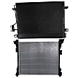 2-Piece Kit Radiator, with A/C Condenser, 3.3L/3.6L/3.8L Eng., Plastic Tank
