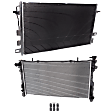 2-Piece Kit Radiator, Includes (1) A/C Condenser and (1) Radiator