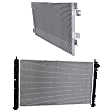 2011 Chrysler 200 - 2-Piece Kit Radiator, 3.6L 6Cyl,  Includes (1) A/C Condenser and (1) Radiator
