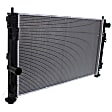 2007-2017 Jeep Patriot - 2-Piece Kit Radiator, with A/C Condenser, 2.0L/2.4L Eng., Plastic Tank