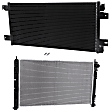 2010 Jeep Compass - 2-Piece Kit Radiator, 2.0L 4Cyl,  Includes (1) A/C Condenser and (1) Radiator