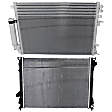 2021 Dodge Charger Scat Pack 392 - 2-Piece Kit Radiator, 6.4L 8Cyl,  Includes (1) A/C Condenser and (1) Radiator