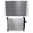 2000 Dodge Durango - 2-Piece Kit Radiator, 4.7L 8Cyl,  Includes (1) A/C Condenser and (1) Radiator