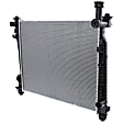 2011 Jeep Grand Cherokee Laredo - 2-Piece Kit Radiator, For Models With Standard Duty Cooling, 5.7L 8Cyl,  Includes (1) A/C Condenser and (1) Radiator