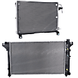 2-Piece Kit Radiator, 5.9L, 8Cyl, Includes (1) A/C Condenser and (1) Radiator